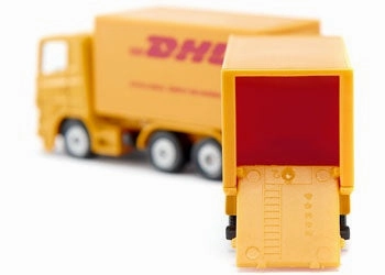 Home learning tools Little creators 1694 Dhl Truck With Trailer