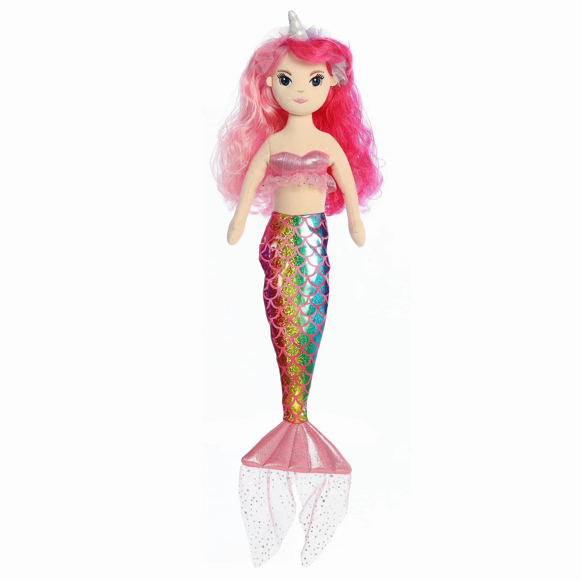 Young learners Tiny thinkers 18" Sea Sparkles Rainbow Unicorn Sparkles Minnie Mermaid