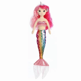 Young learners Tiny thinkers 18" Sea Sparkles Rainbow Unicorn Sparkles Minnie Mermaid