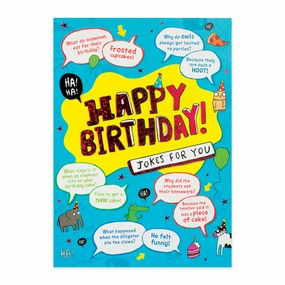 Smart & fun Jokes For You Birthday Card