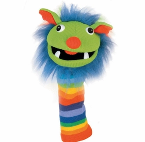 Rainbow Sockette Puppet Little hands