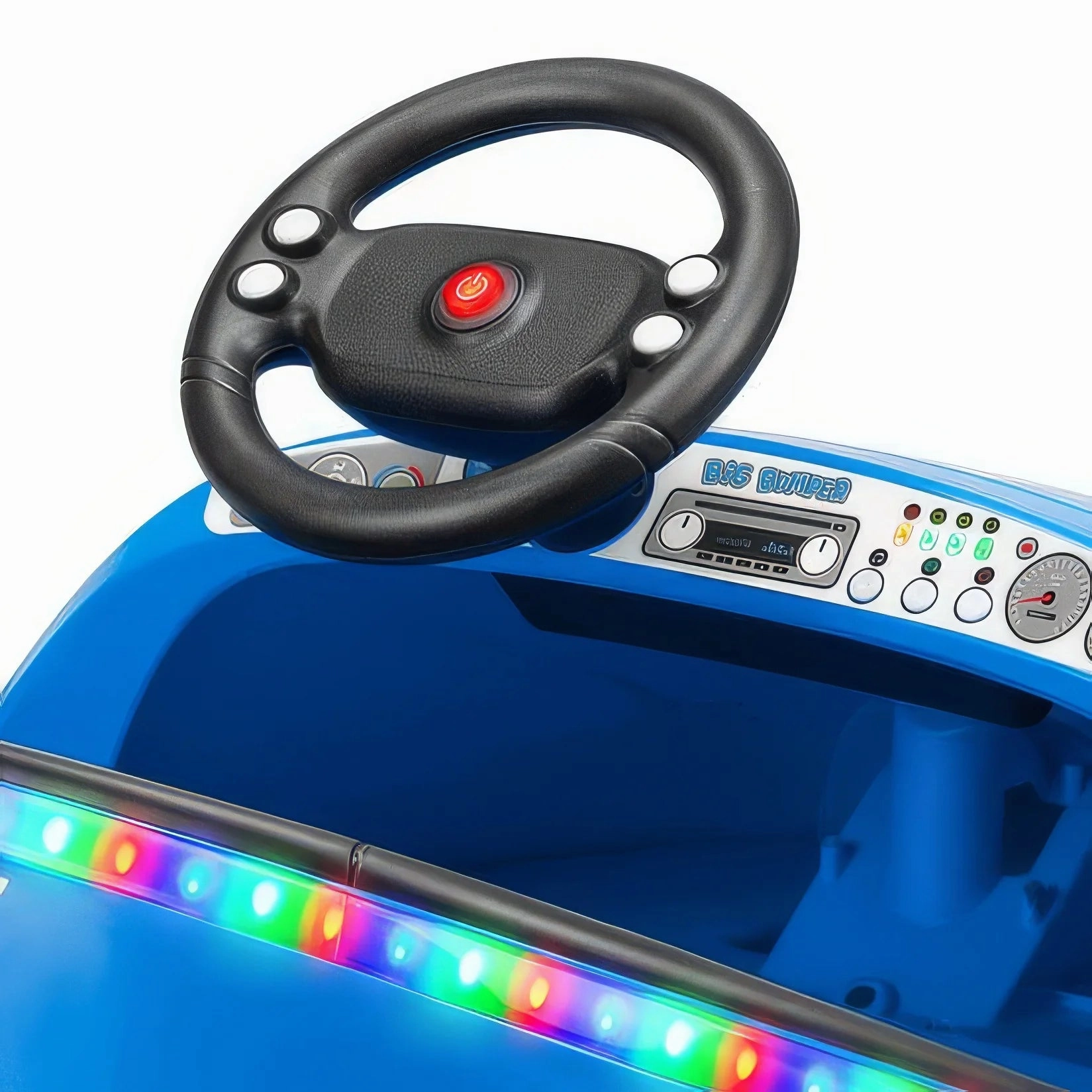 Playful learning Designed for development Xootz Big Bumper Car C Two-Seater Rideon - 360 Spin Ride-On - Blue