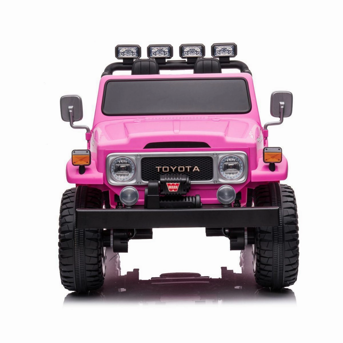 Toyota Land Cruiser Jeep 12V Battery 2-Seater Ride-On Car - Pink Kid-focused experiences