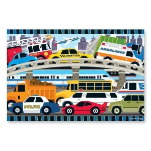 Skill-building tools Traffic Jam Floor Puzzle 2'X3' (24 Pc)