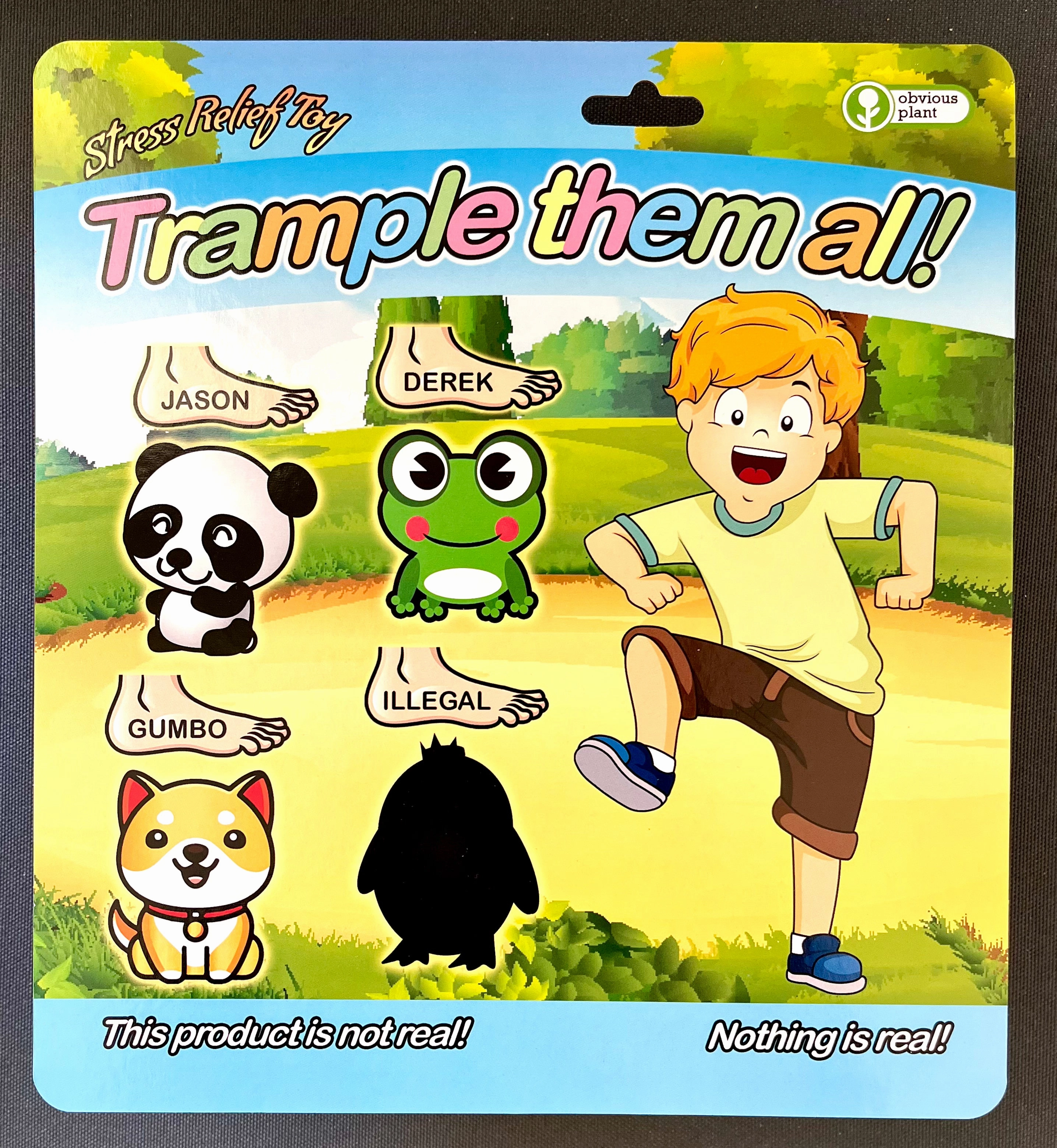 Playful learning Educational fun Trample Him - Panda