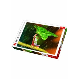 Trefl Green Umbrella Puzzle - 500 Pieces Fun-based learning