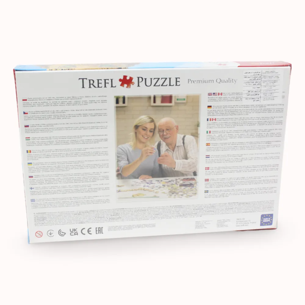Trefl Wild Leopard Puzzle - 500 Pcs Mini makers Tools for tiny thinkers