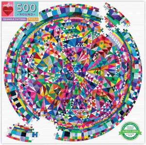 Triangle Pattern 500 Pc Puzzle Enrichment activities