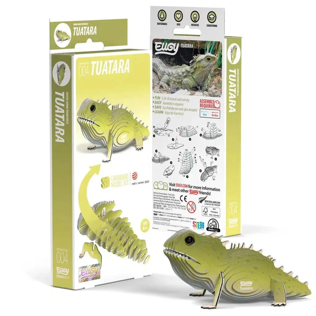 Tuatara 3D Puzzle Learn at home Tiny thinkers