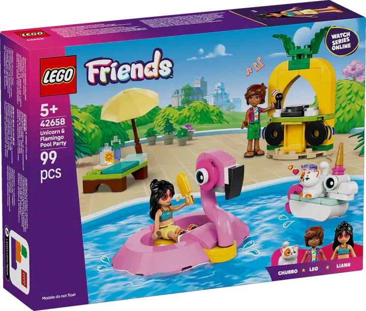 Exploration made fun Unicorn & Flamingo Pool Party 42658
