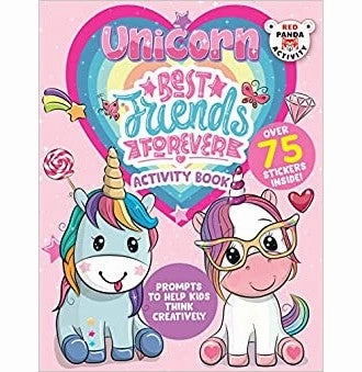 Unicorn Best Friends Forever Activity Book [Paperback] Red Panda Joyful learning Kid-centered learning