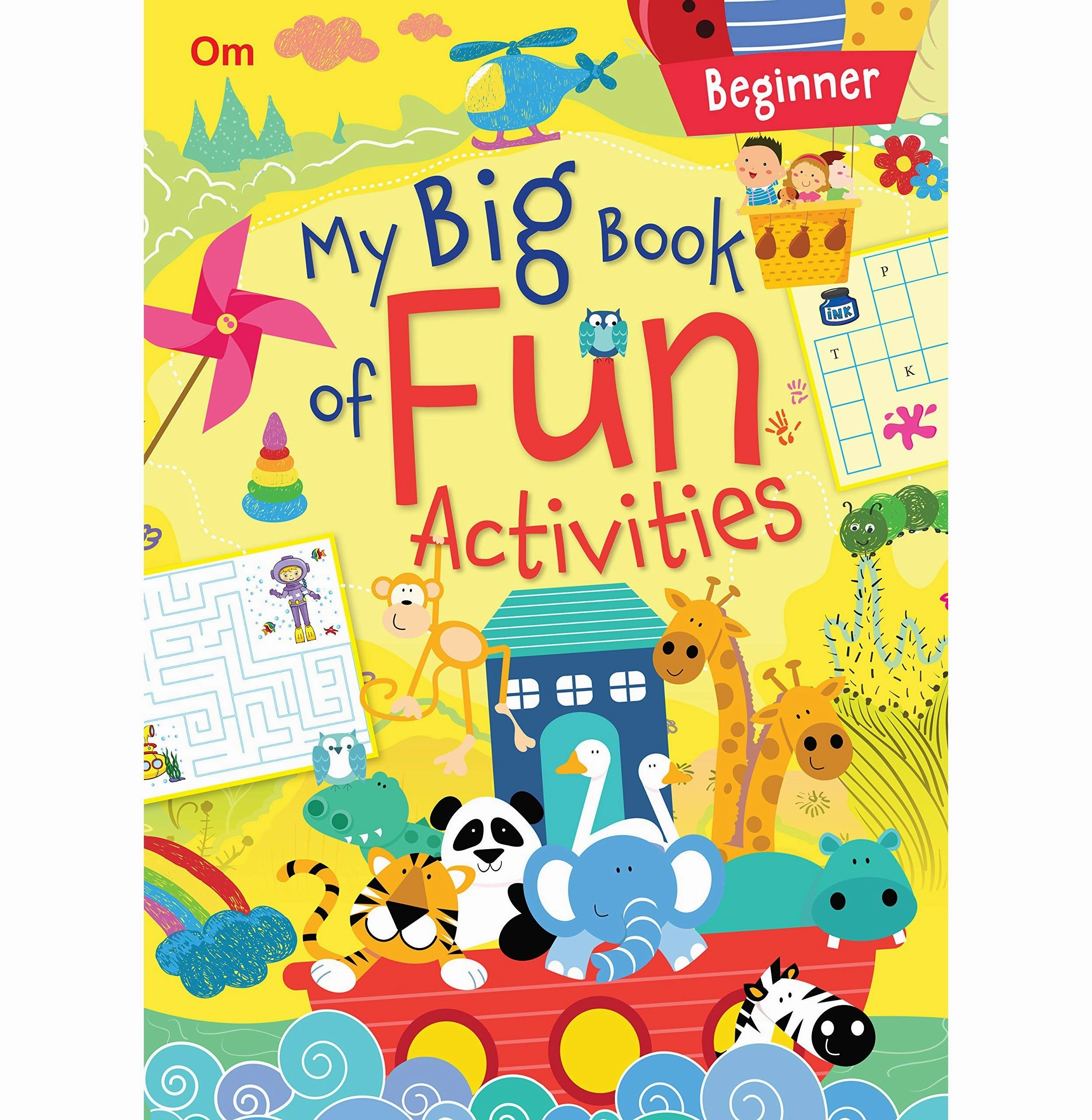 Unique Brain Boosting Activity Book: [Paperback] Om Books Editorial Team Tools for tiny thinkers Playful learning