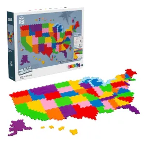 Skill-building tools Usa Map 1400Pc Puzzle By Number