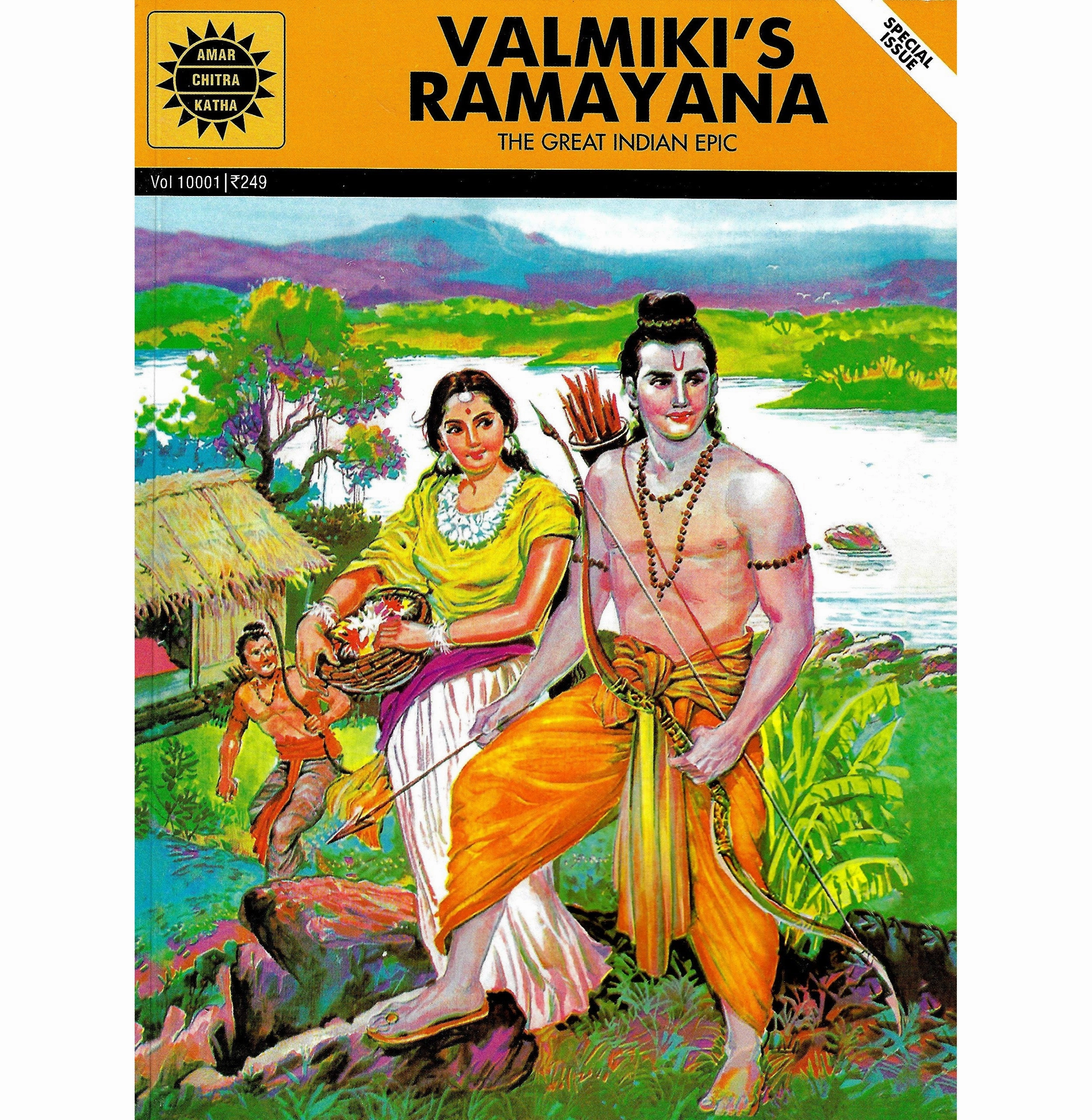 Preschool minds Fun that fuels growth ValmikiS Ramayana : Epic Hindu Story : Illustrated Indian Mythology Comic : Classic Ramayana Tales : Amar Chitra Katha Rao Subba