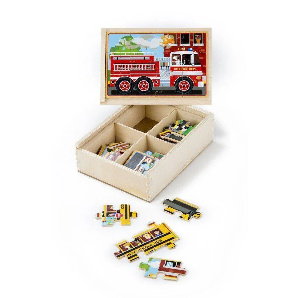 Little creators Vehicle Puzzles In A Box
