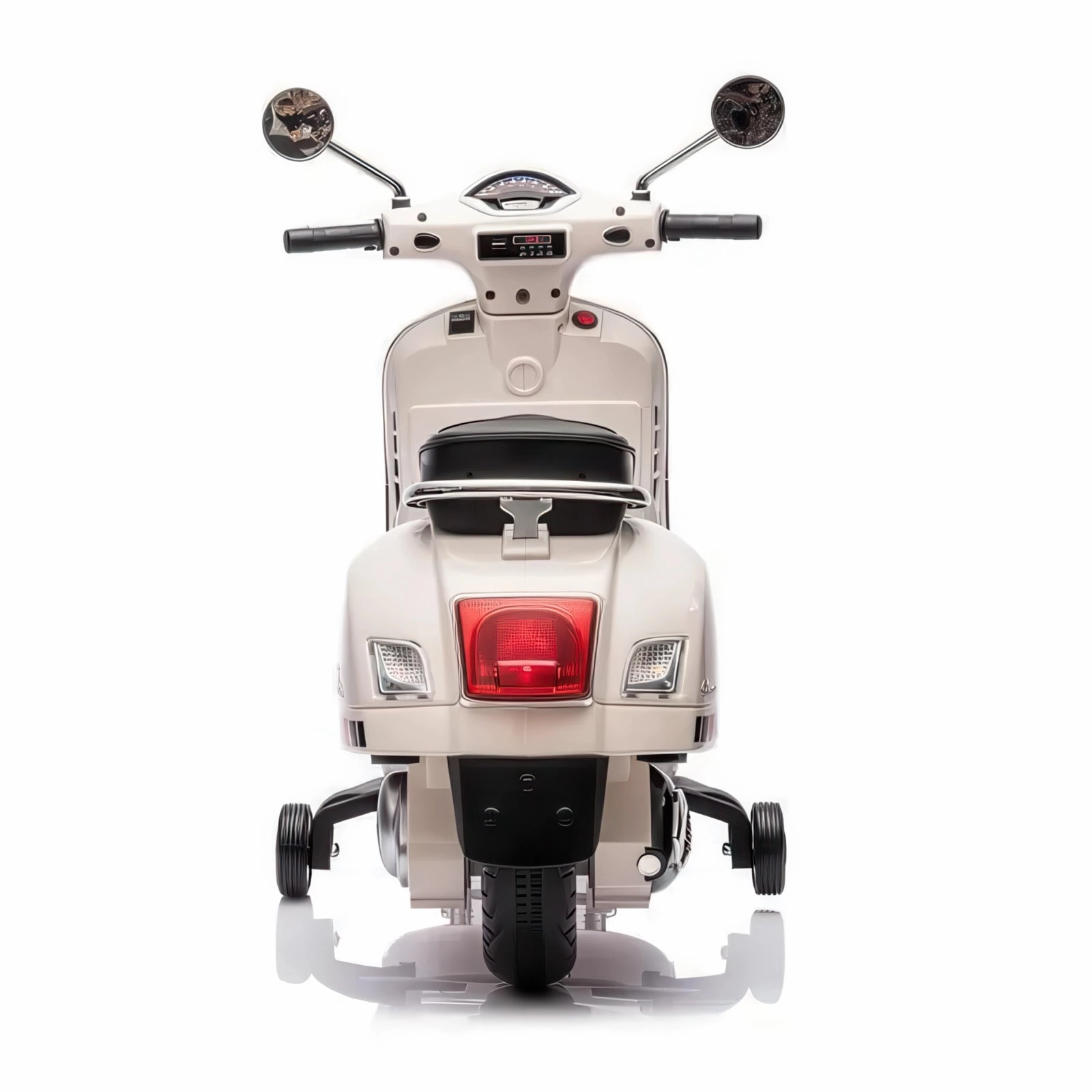 Nurturing minds Parent-approved learning Vespa Gts Super Electric 12V Motorbike Ride-On - White