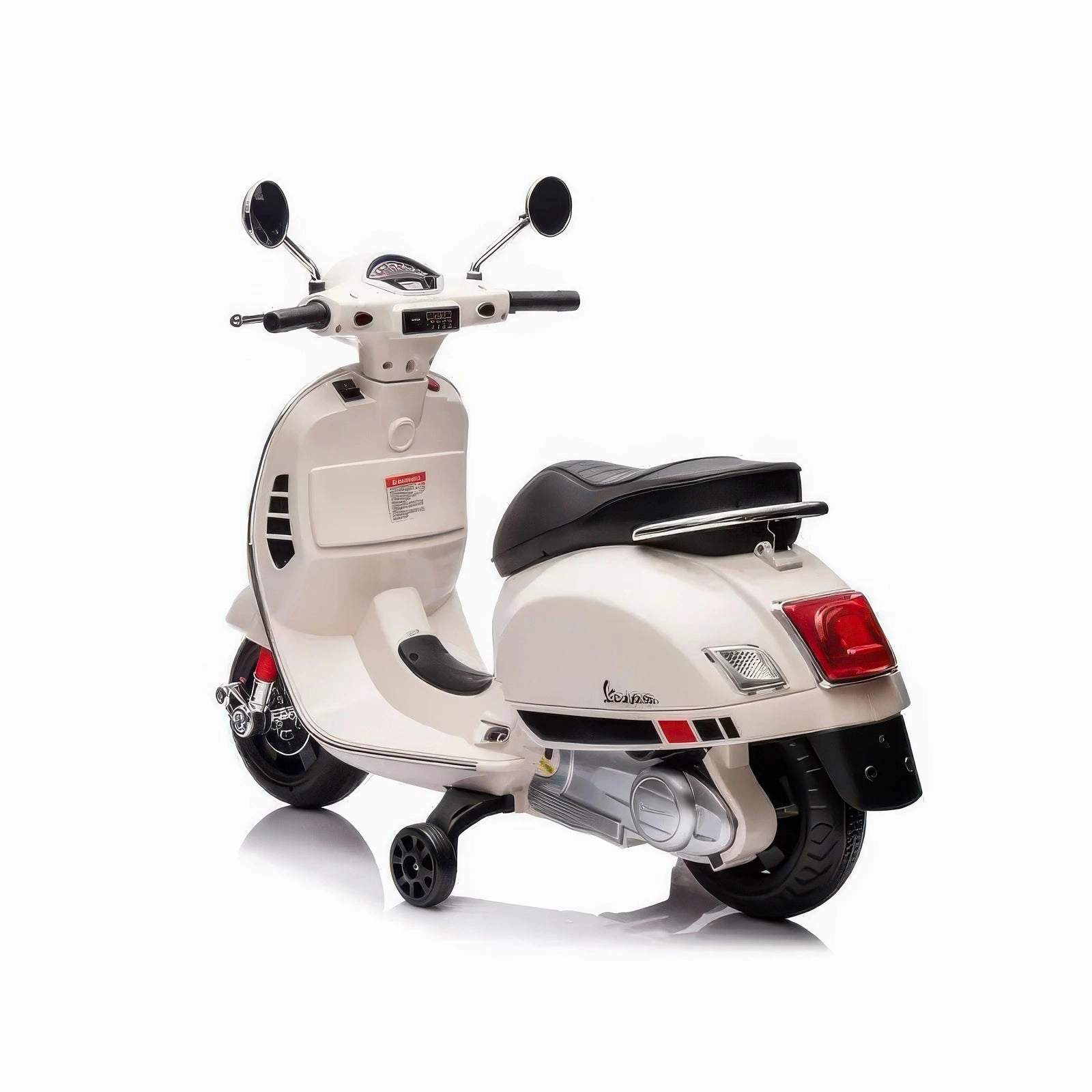 Imaginative play Vespa Gts Super Electric 12V Motorbike Ride-On - White