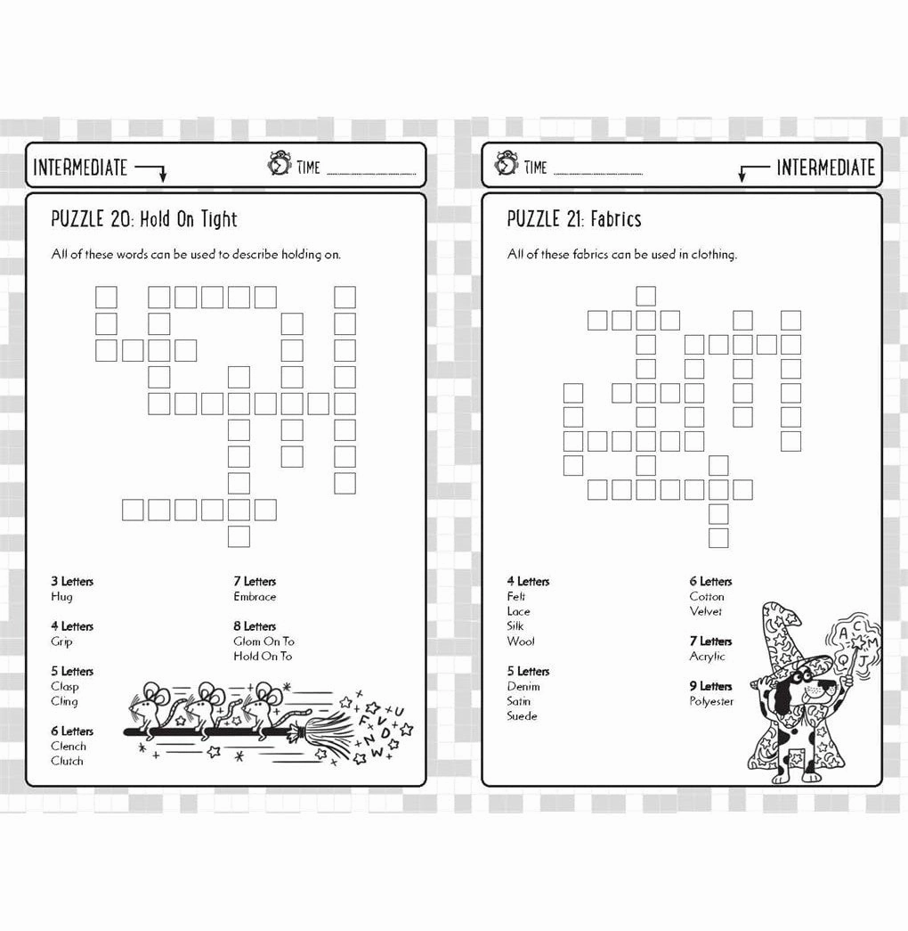 Vocabulary Crosswords For Clever Kids? Moore Dickason Gareth Chris Learn at home Busy kids