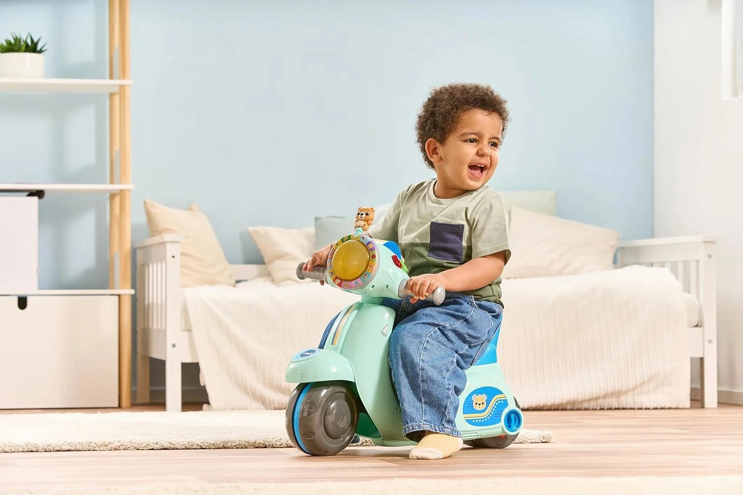 Vtech Baby 2-In-1 Ride & Balance Scooter, Blue Creative kids