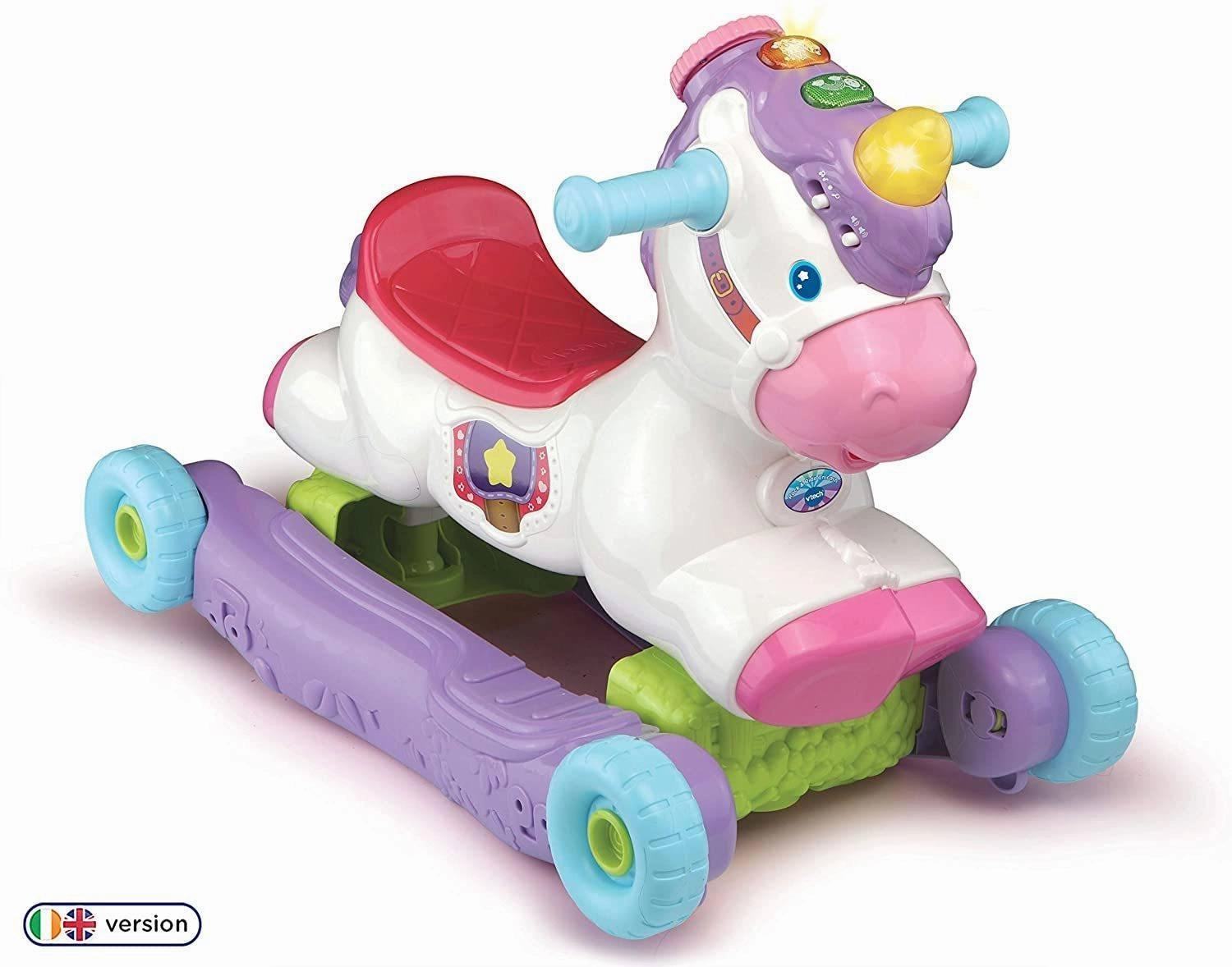 Child development Inspiring creativity Vtech Rock And Ride Unicorn