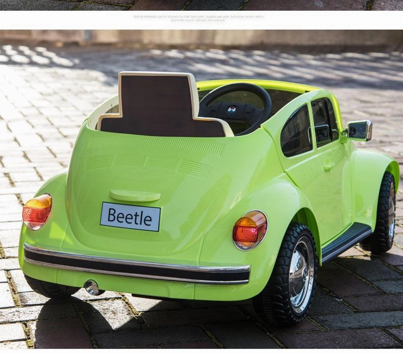 Vw Beetle 12V Battery Ride-On Car With Remote Control - Colour Green Young explorers Play & learn