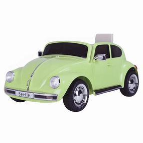 Vw Beetle 12V Battery Ride-On Car With Remote Control - Colour Green Learning fun Early discovery