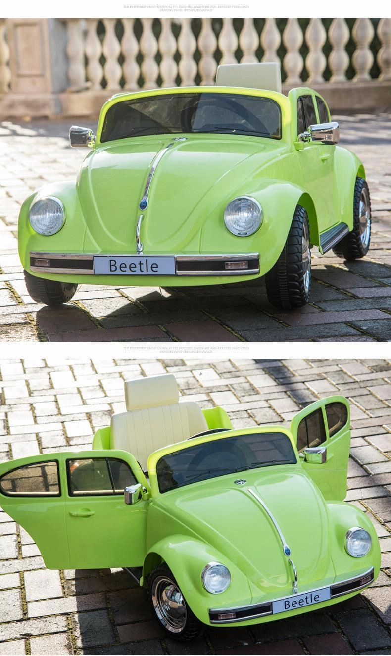 Vw Beetle 12V Battery Ride-On Car With Remote Control - Colour Green Growth tools