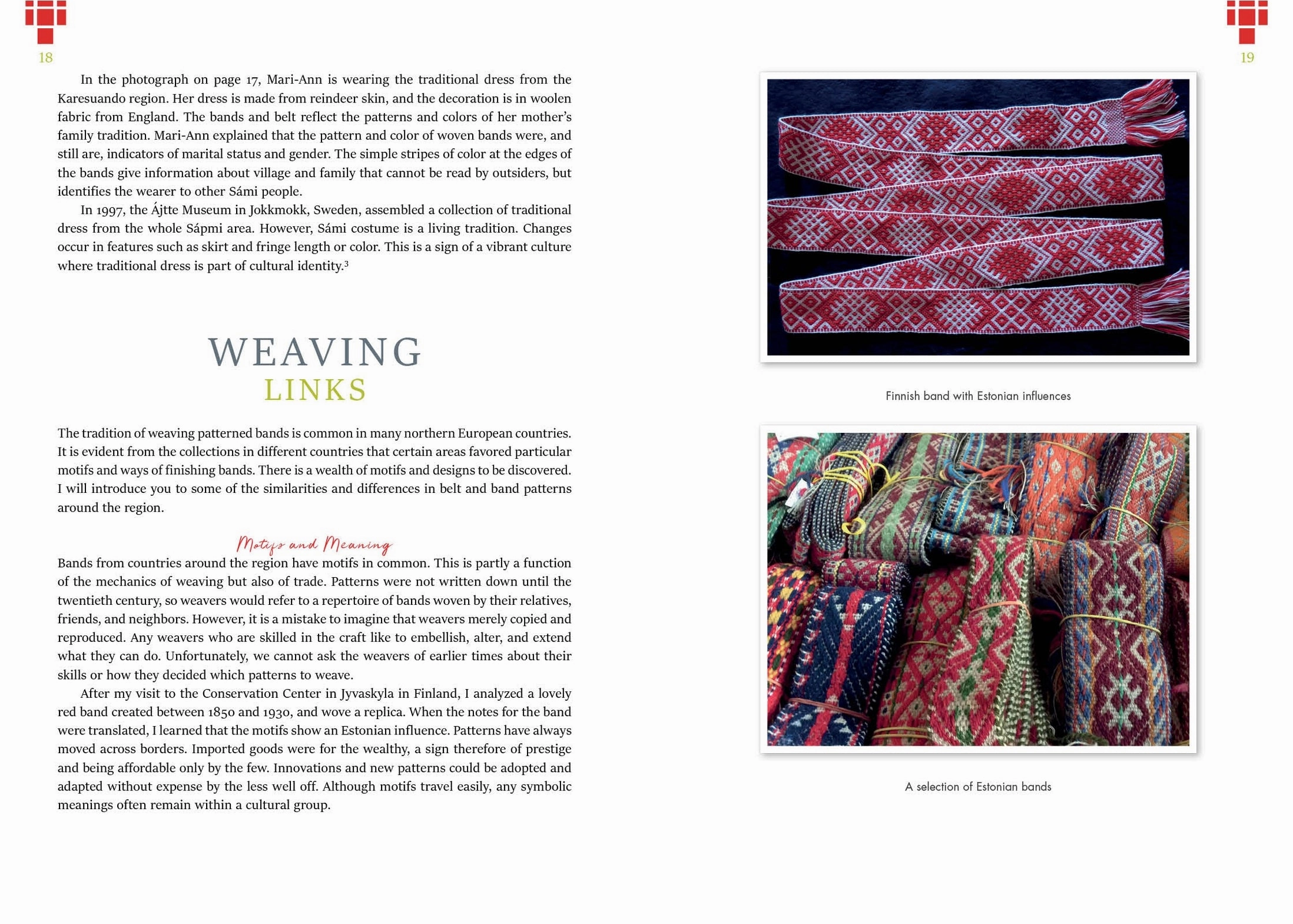 Playful learning Weaving Patterned Bands