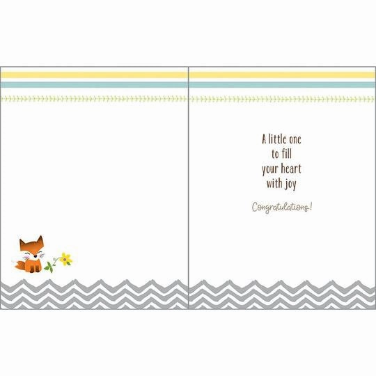 Moments of imagination Wildlife Baby Card