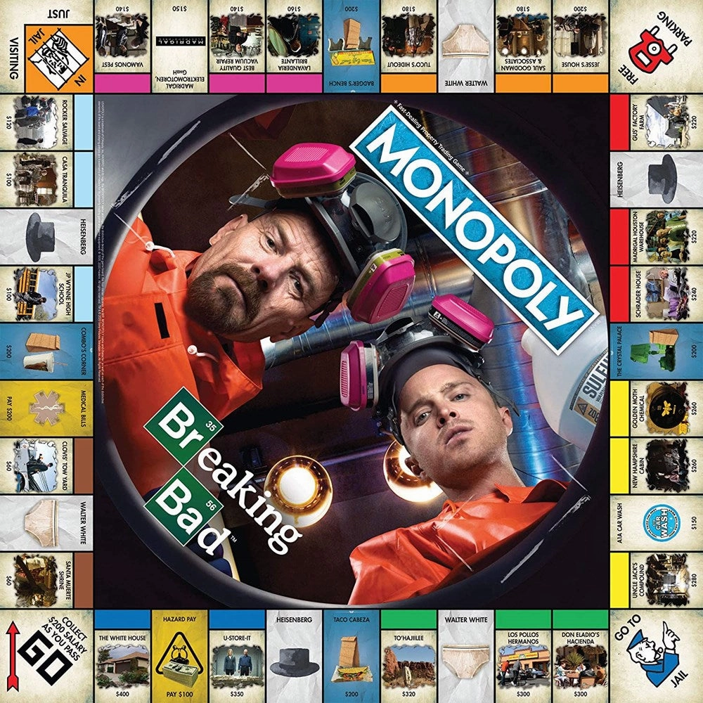 Playroom adventures begin here Winning Moves Breaking Bad Monopoly