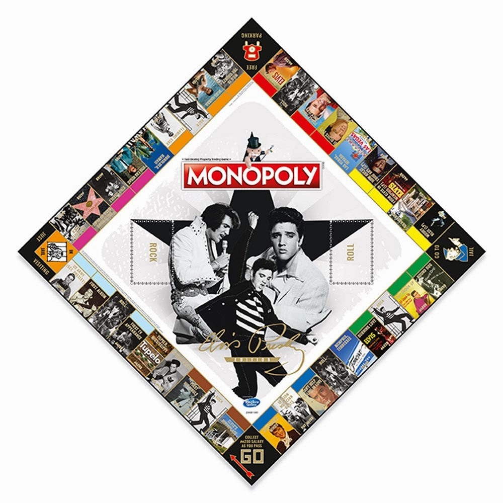 Winning Moves Elvis Monopoly Busy kids