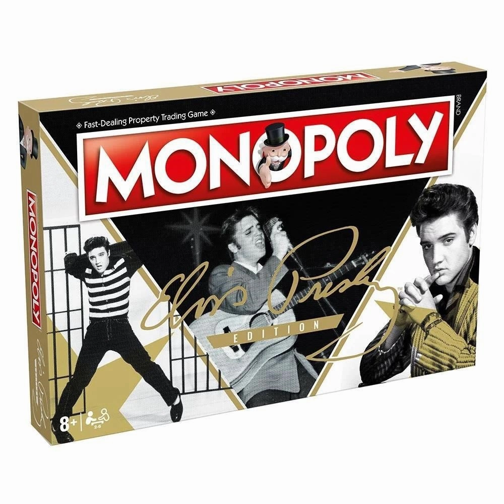 Busy kids Playroom adventures begin here Winning Moves Elvis Monopoly