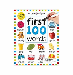 Kids discovery tools Smart little ones Wipe Clean: First 100 Words: Includes Wipe Clean Pen (Wipe Clean Learning Books) [Paperback] Roger Priddy
