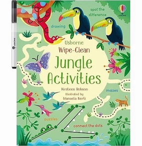 Imaginative play Little adventures Wipe:Clean Jungle Activities Robson Kirsteen And Berti Manuela