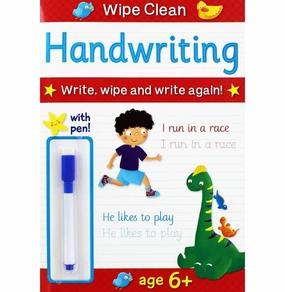 Child development Skill-building tools Wipe Clean With Pen 6  Handwriting
