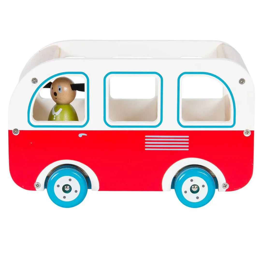 Kids discovery tools Wooden Bus - La Grande Famille