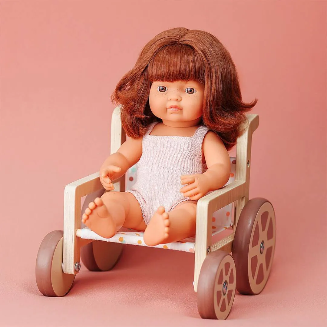 Wooden Doll Wheelchair Parent-approved learning