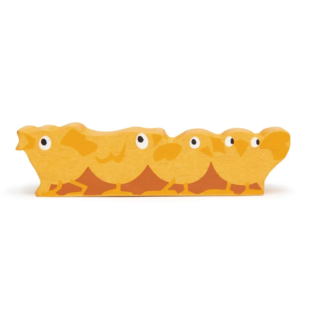 Fun-based learning Thoughtful learning Wooden Farmyard Animals - Chicks