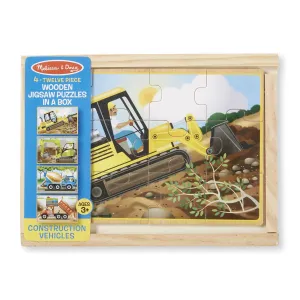 Young explorers Hands-on discovery Wooden Jigsaw Puzzles In A Box - Construction