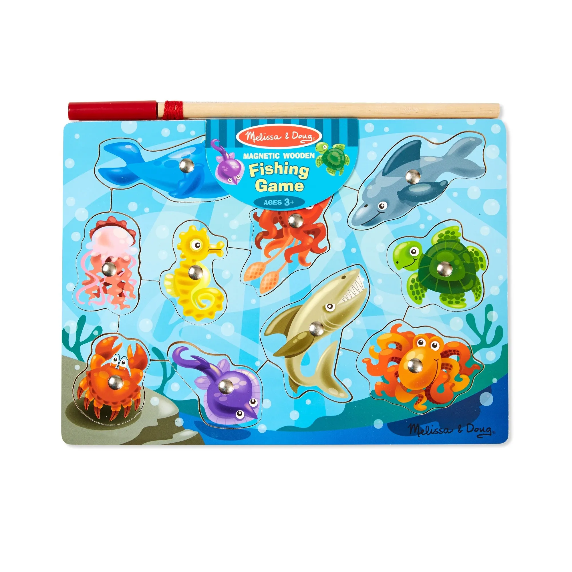 Wooden Magnetic Puzzle Game - Fishing Everyday learning First explorers