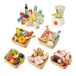 Wooden Market Day Play Food Bundle Little creators Skill-building tools