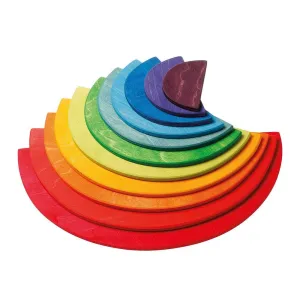 Imaginative play Little learners Wooden Semicircle Building Set
