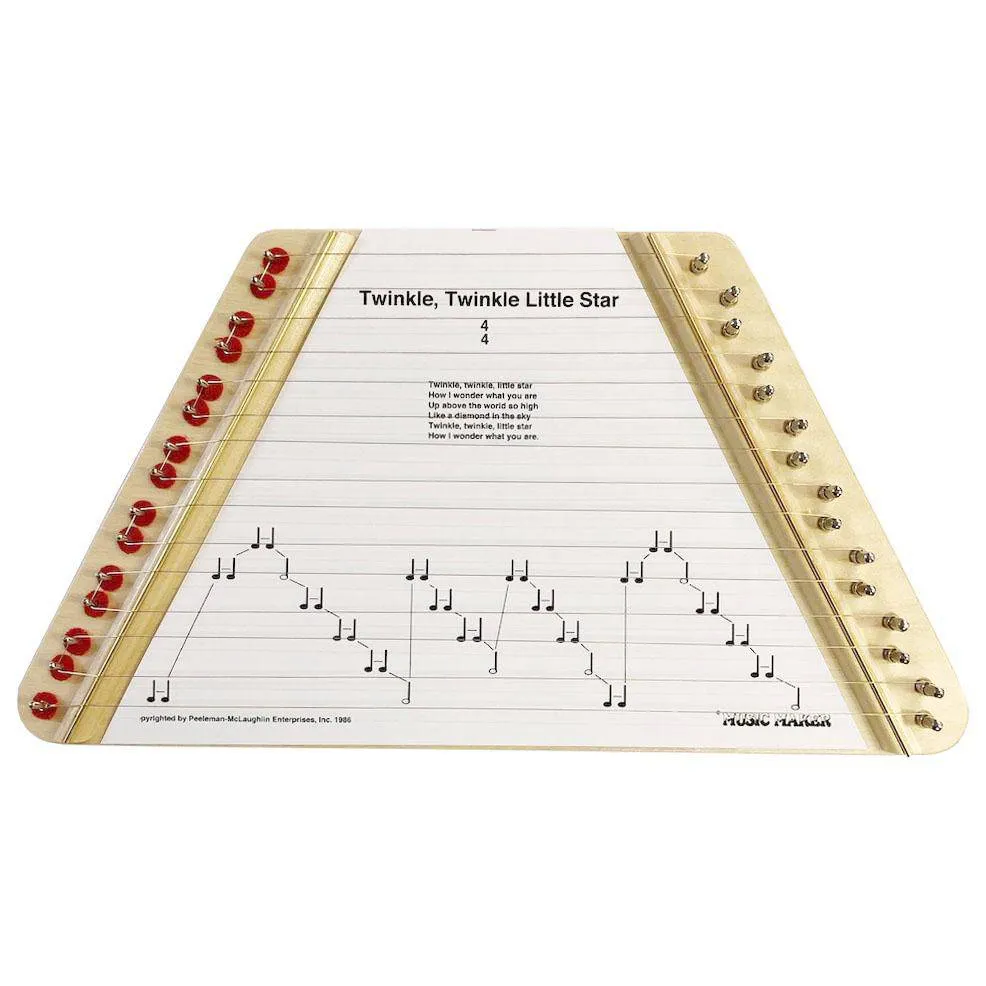 Playroom learning Child development Wooden Zither With Case