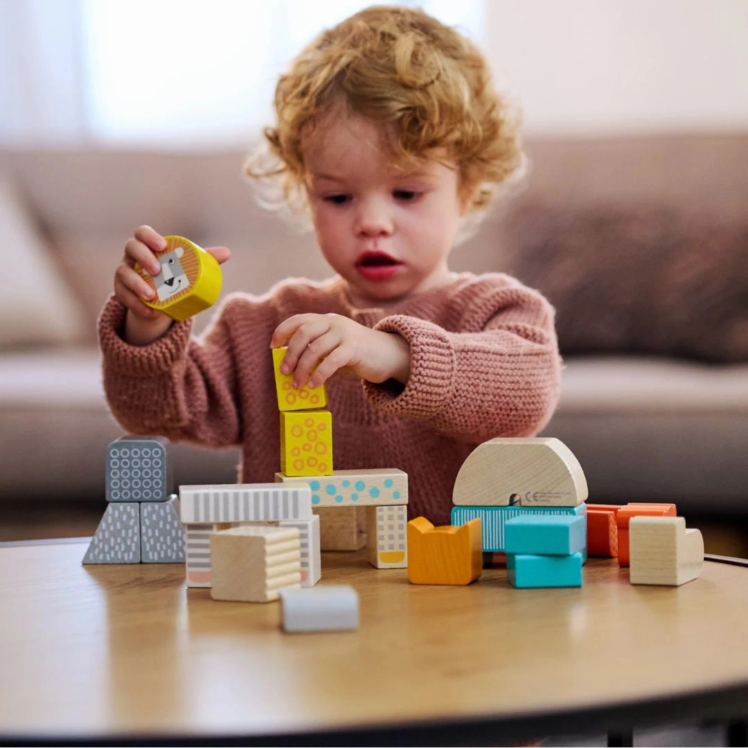 Wooden Animal Parade Blocks Smart little ones