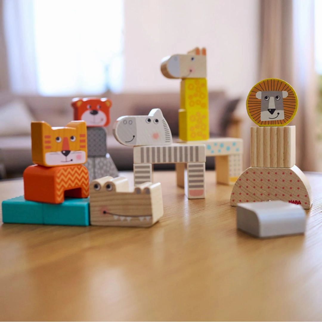Wooden Animal Parade Blocks First explorers