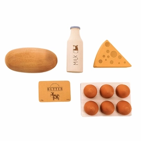 Wooden Country Play Food Set Hands-on discovery Kids discovery tools