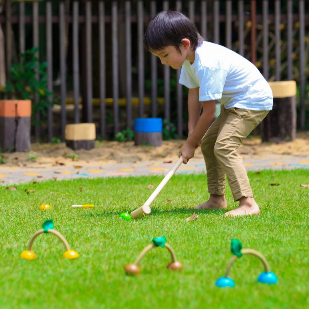 Wooden Croquet Set Creative minds