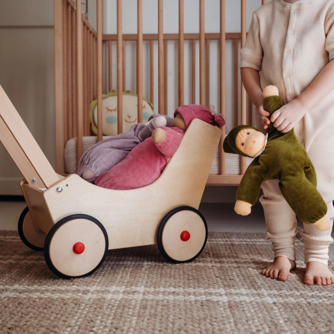Learn & grow Learning tools Wooden Doll Pram