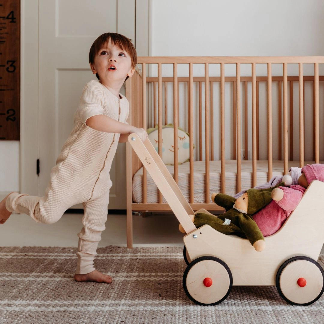 Wooden Doll Pram Smart little ones