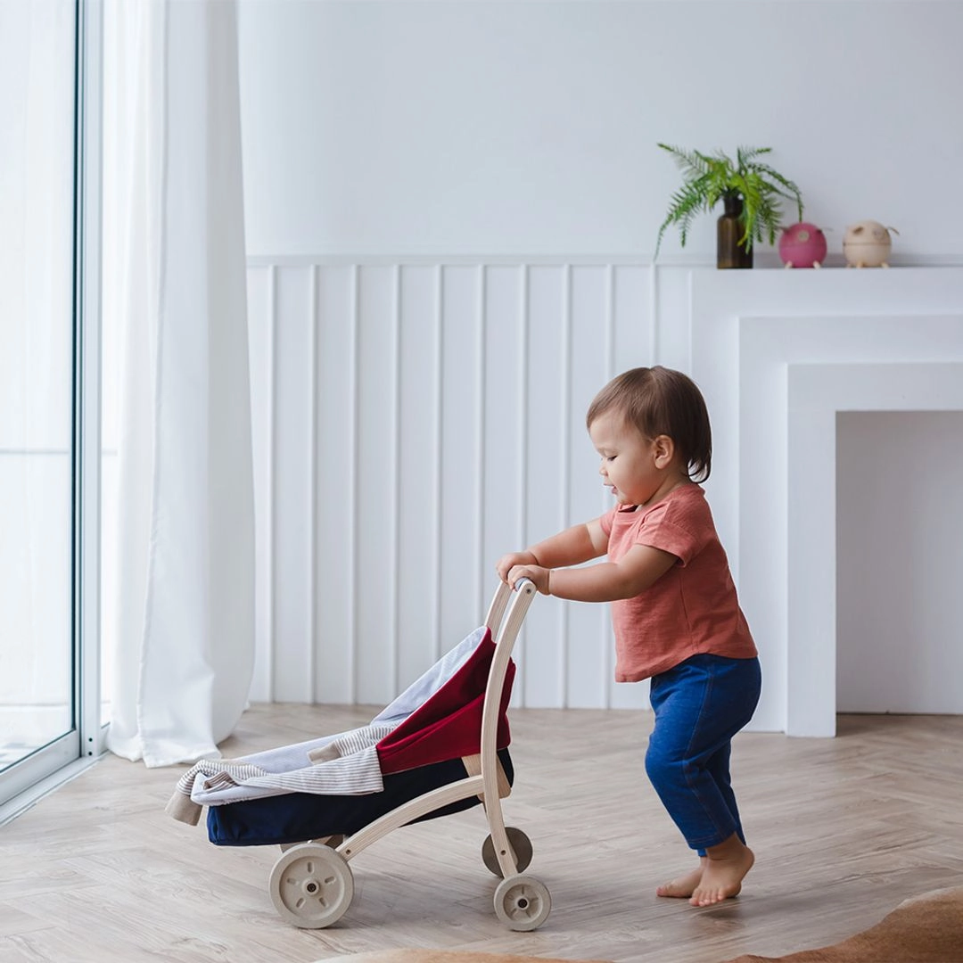 Wooden Doll Stroller Everyday learning
